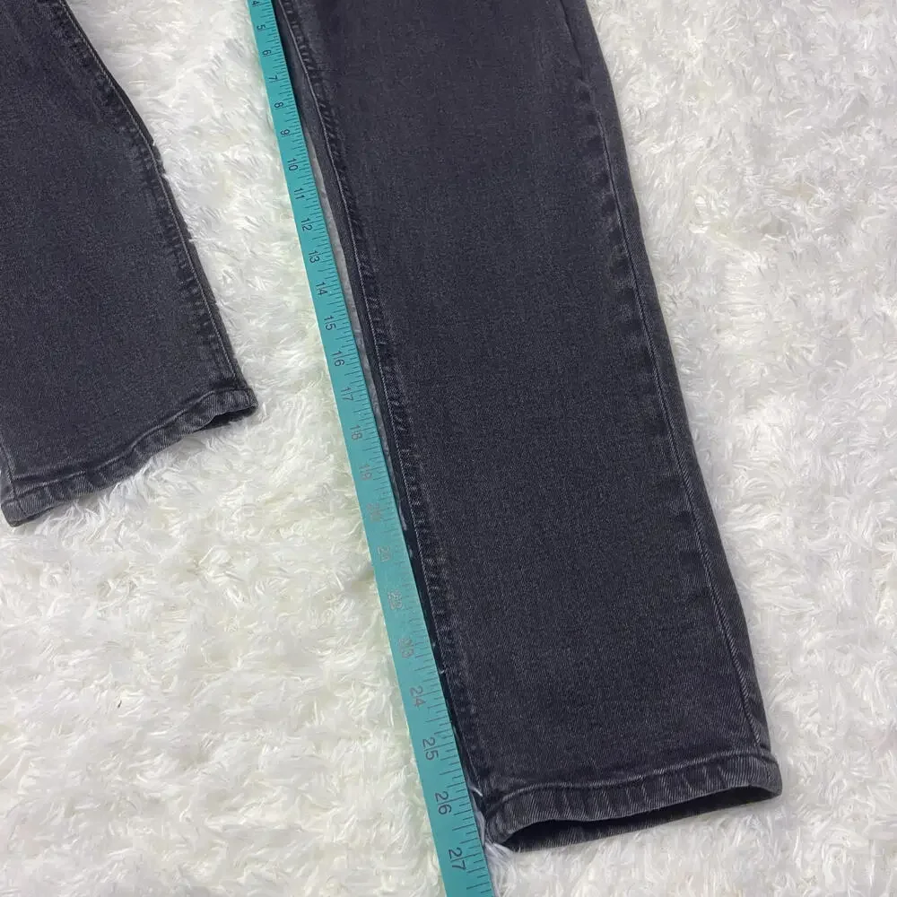 Aeropostale Curvy Mom Jean Black Women's Straight Leg Jeans